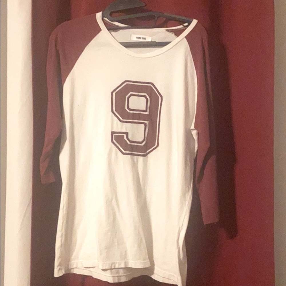 Anine bing baseball tee